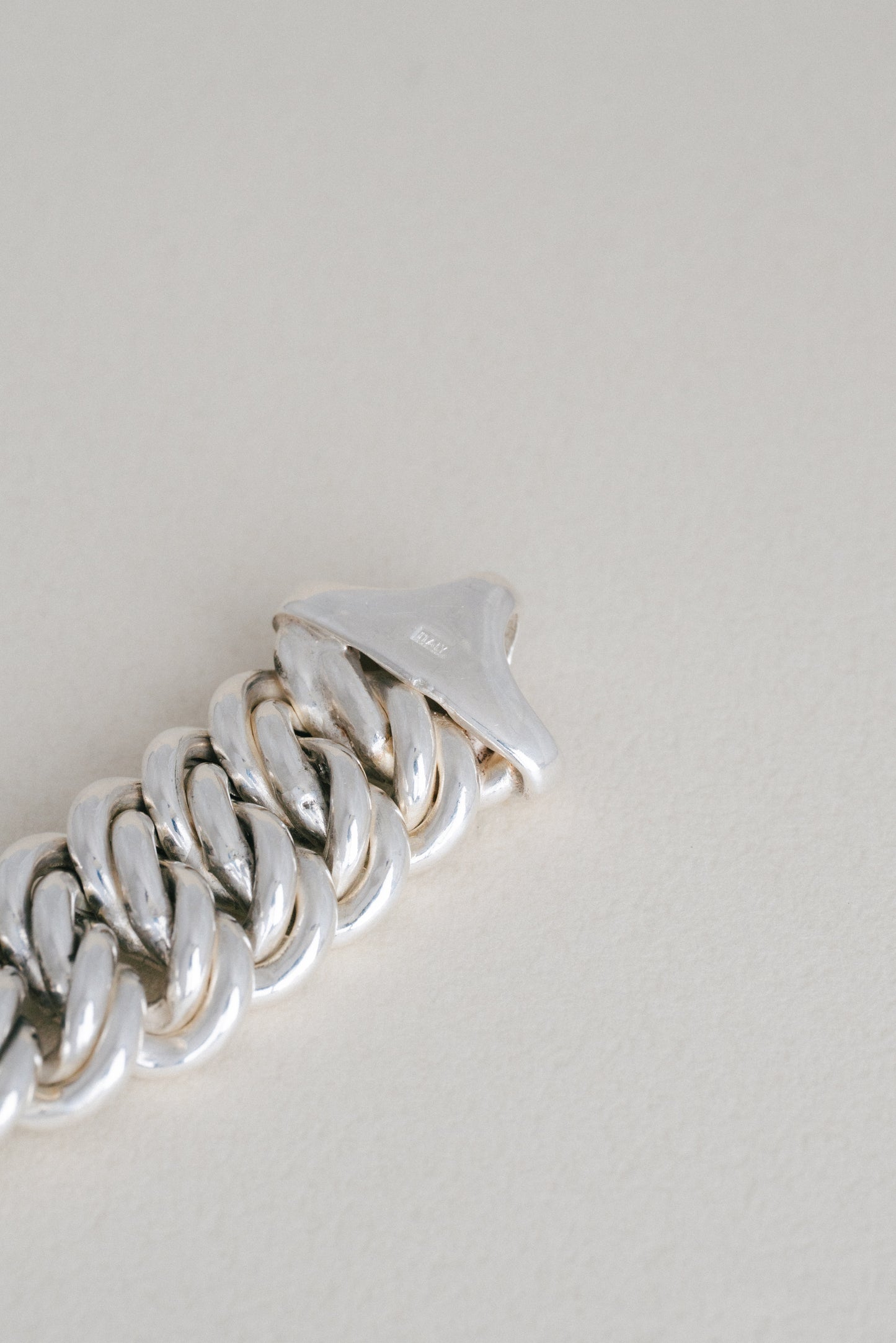 Double Curb Chain Bracelet (Italy)