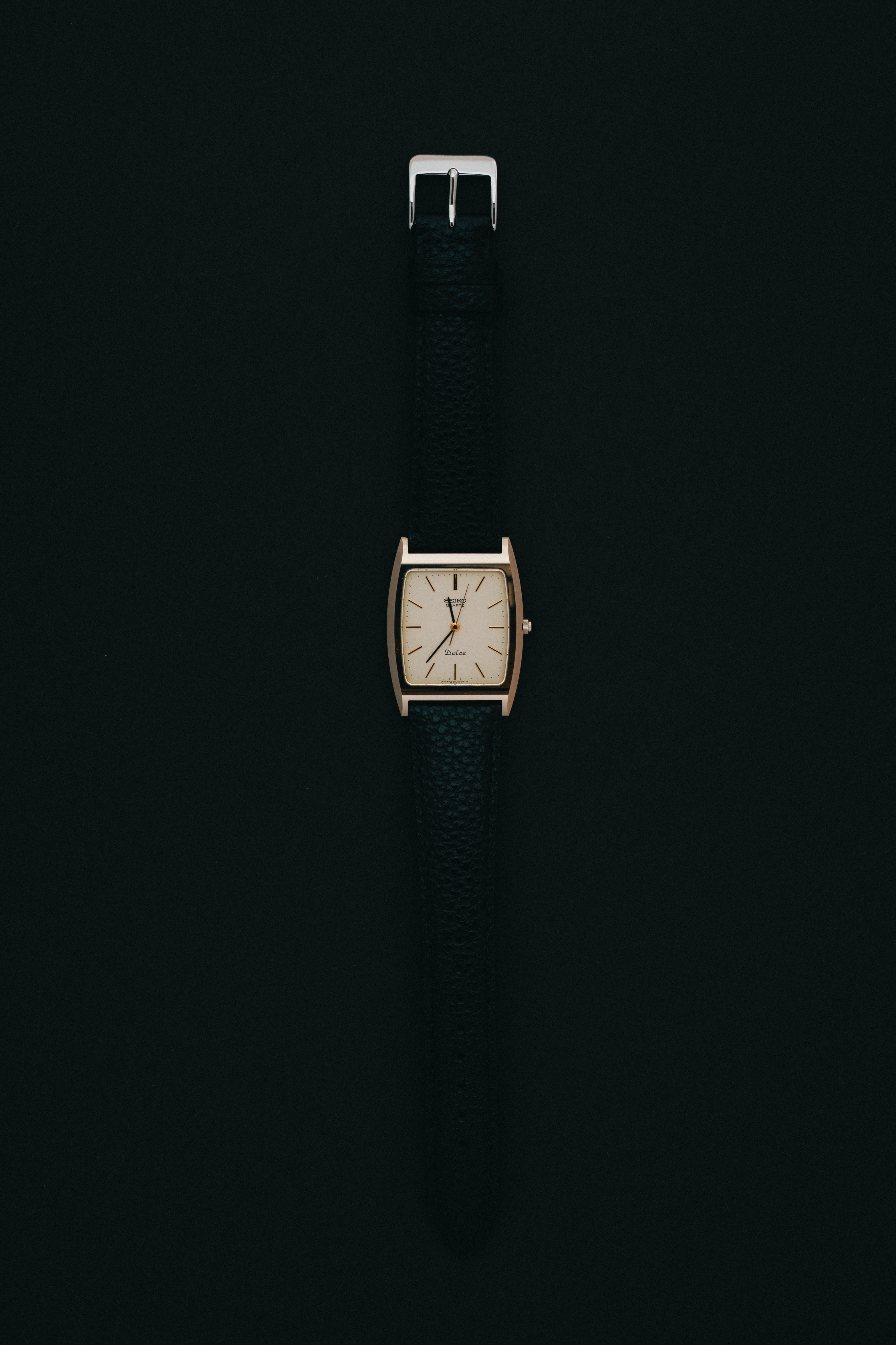 【SEIKO Dolce】クォーツ腕時計 黒文字盤 メンズ 6030-5320 SEIKO｜DOLCE Rectangular Watch 6030-5320 – Arphe