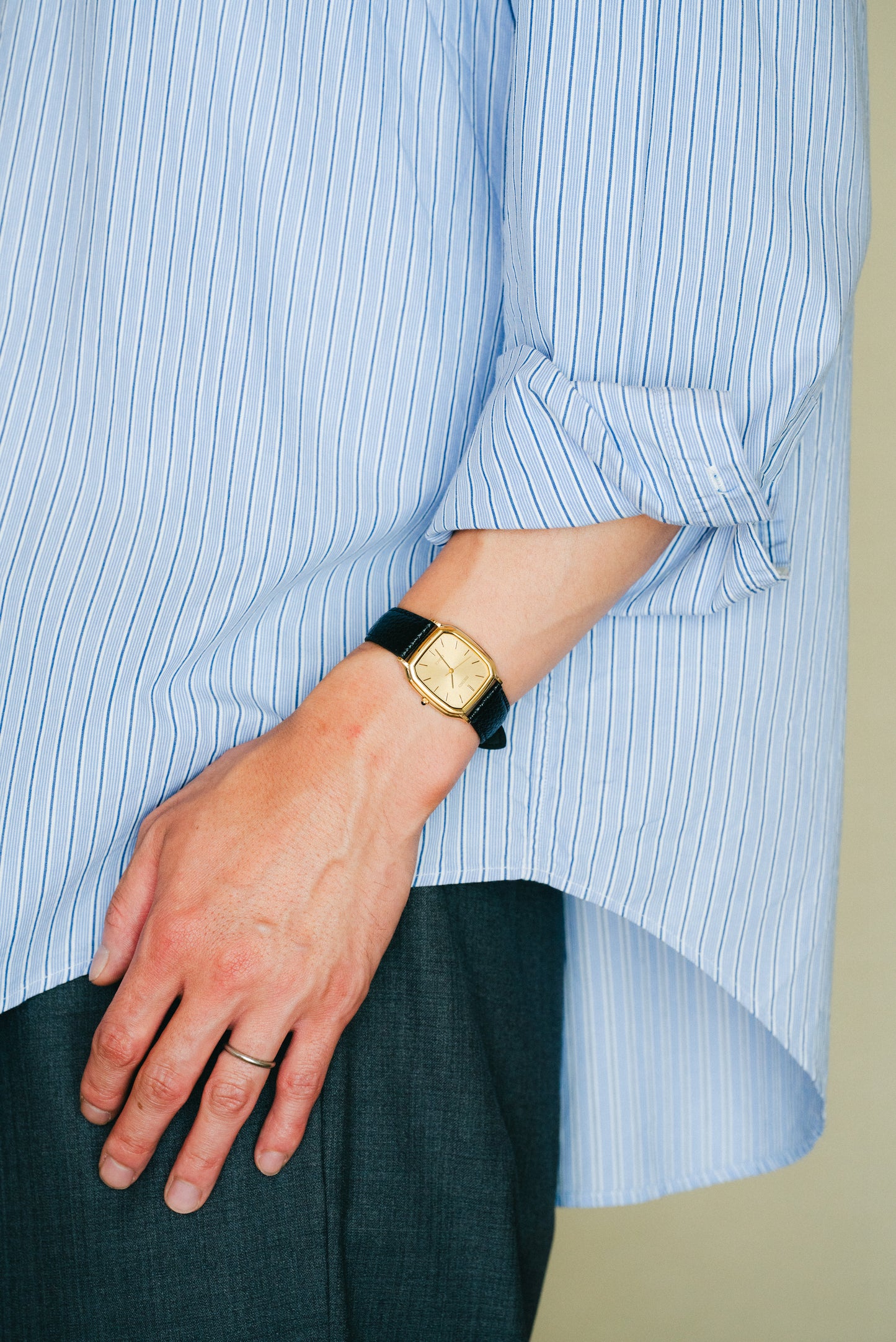 SEIKO｜DOLCE Rectangular Watch 5E31-5B30