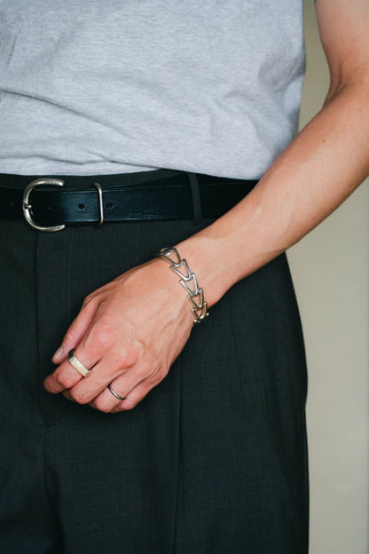 Sculptural Link Bracelet (Mexico, Zacatecas)