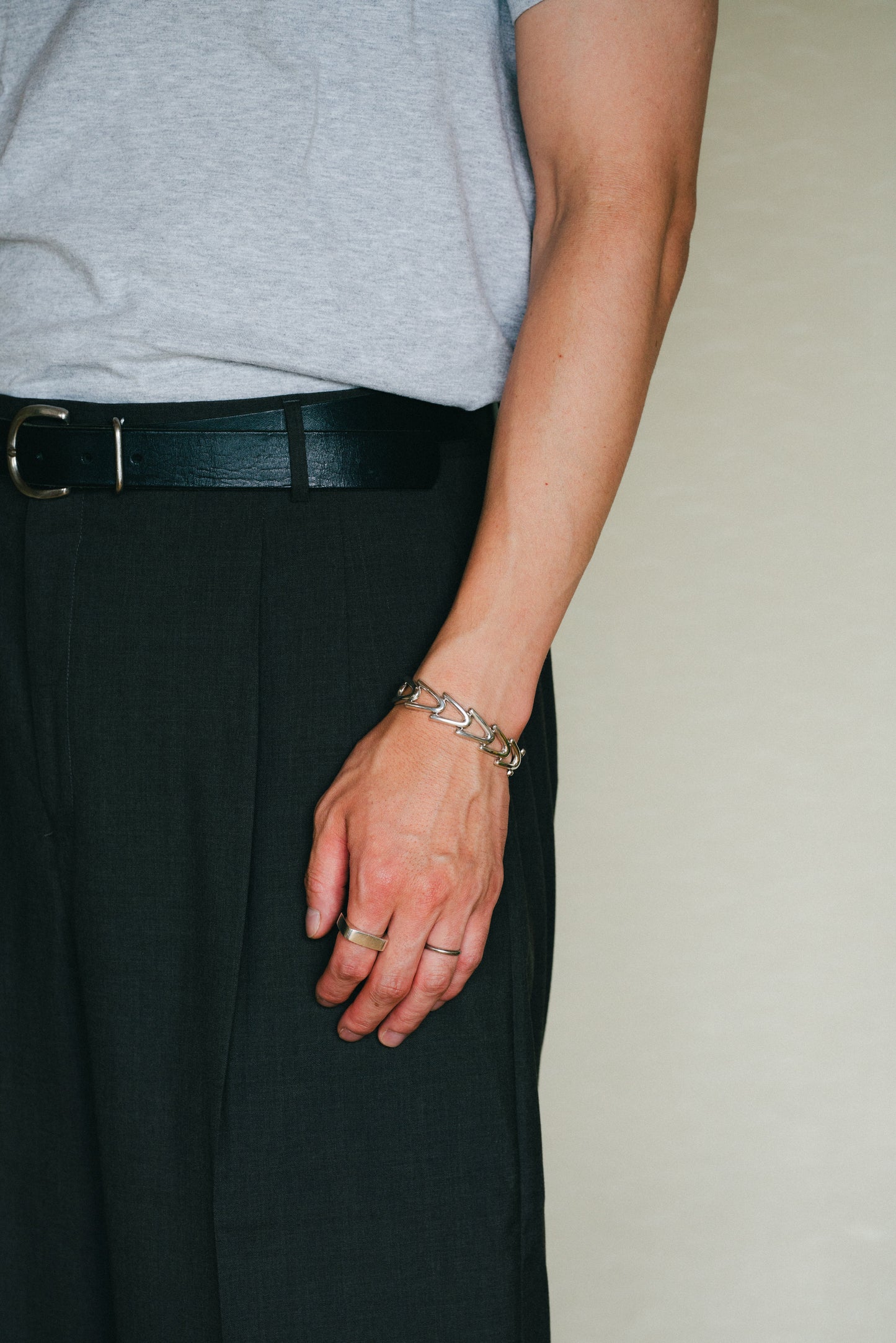 Sculptural Link Bracelet (Mexico, Zacatecas)