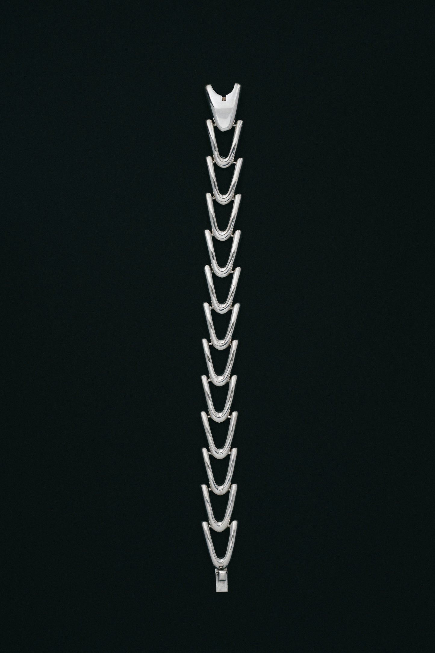 Sculptural Link Bracelet (Mexico, Zacatecas)