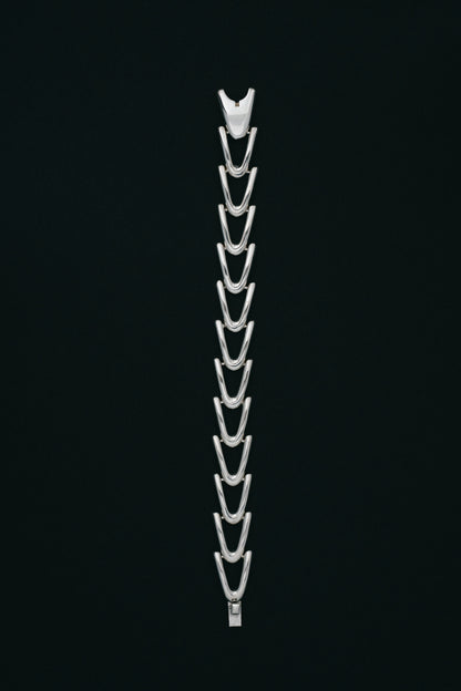 Sculptural Link Bracelet (Mexico, Zacatecas)