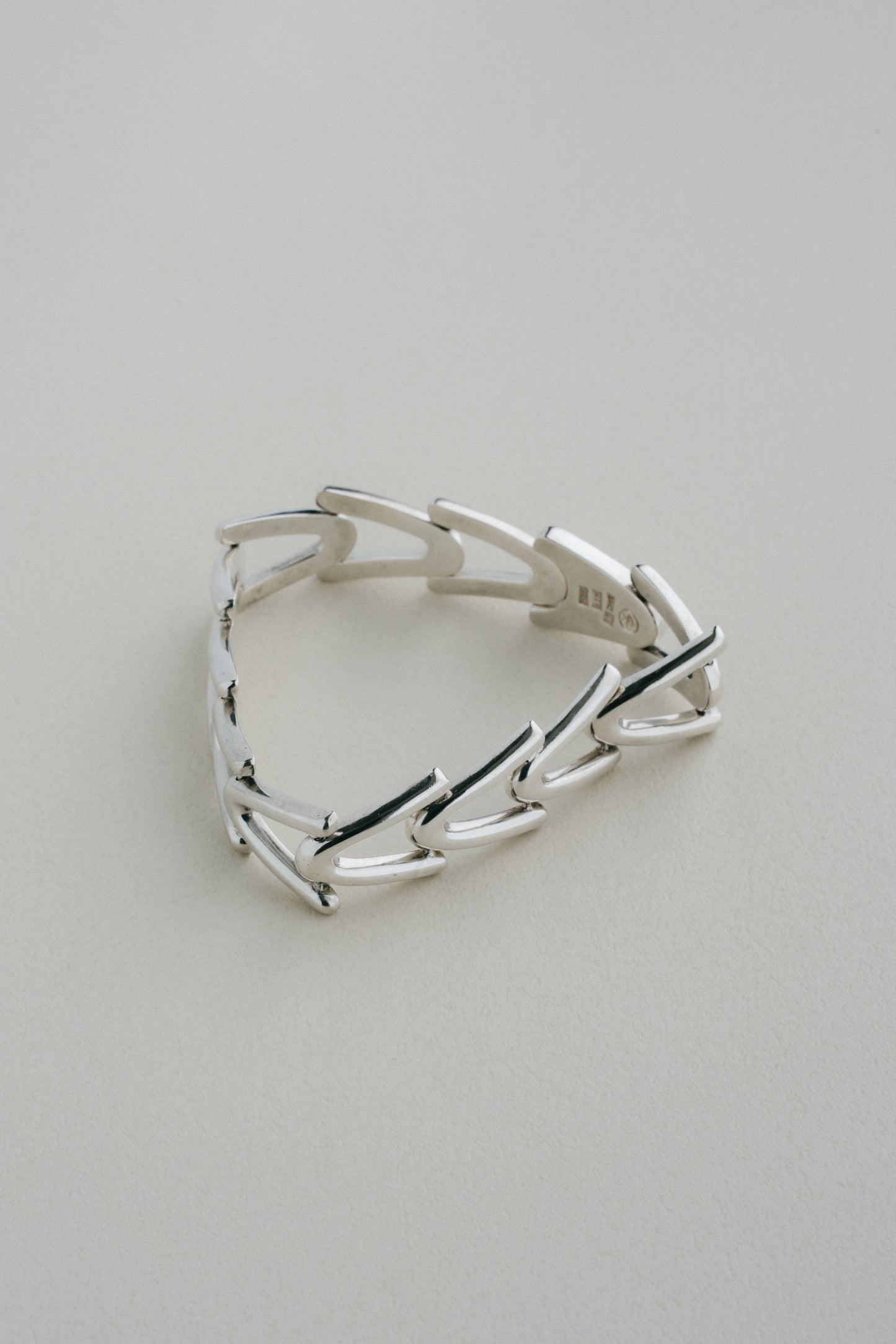 Sculptural Link Bracelet (Mexico, Zacatecas)