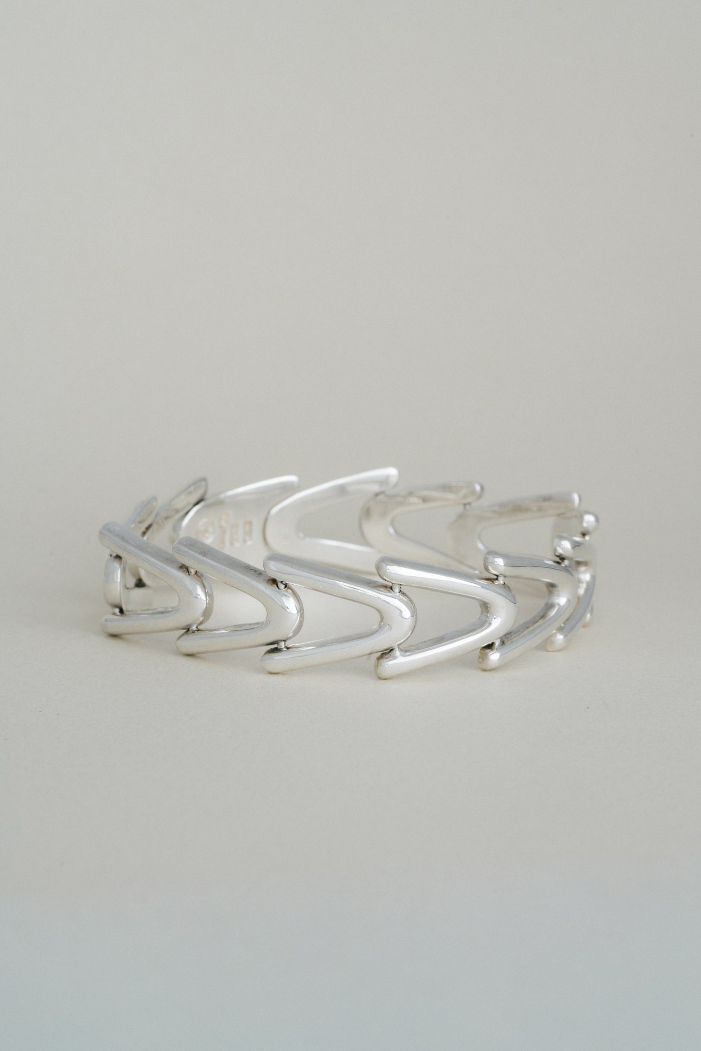 Sculptural Link Bracelet (Mexico, Zacatecas)