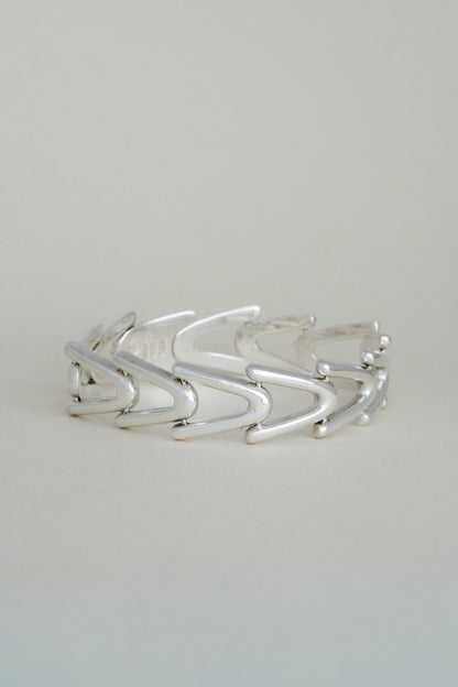Sculptural Link Bracelet (Mexico, Zacatecas)