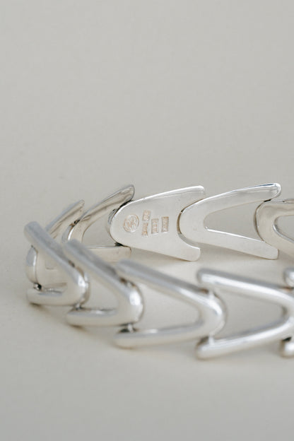 Sculptural Link Bracelet (Mexico, Zacatecas)