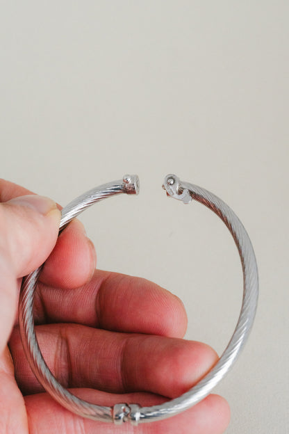 Twisted Cable Bangle (Italy)
