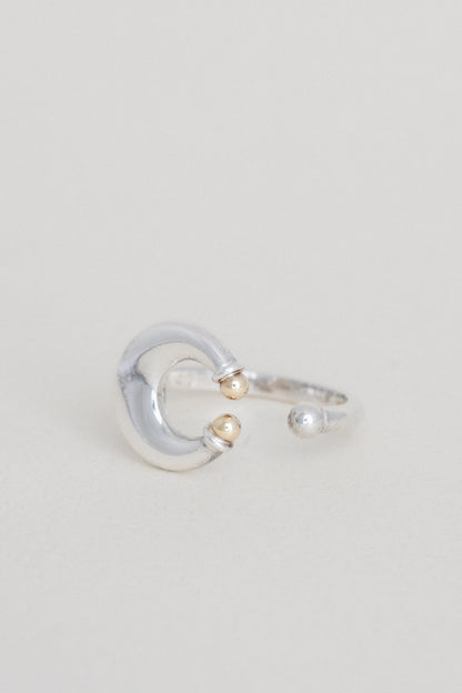 Mappin & Webb｜Two Tone Open Ring (London, 1990)