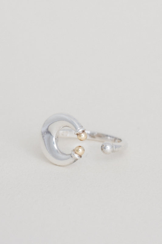 Mappin & Webb｜Two Tone Open Ring (London, 1990)
