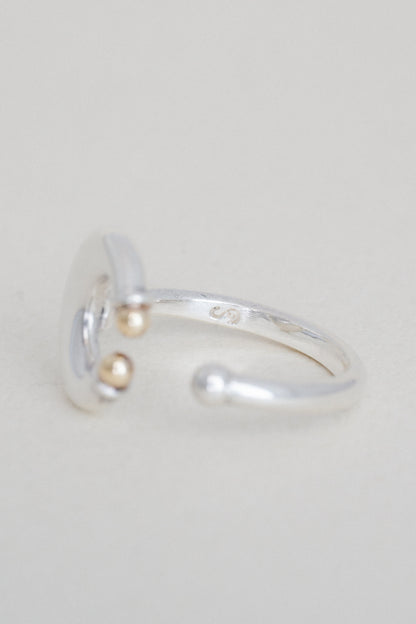 Mappin & Webb｜Two Tone Open Ring (London, 1990)