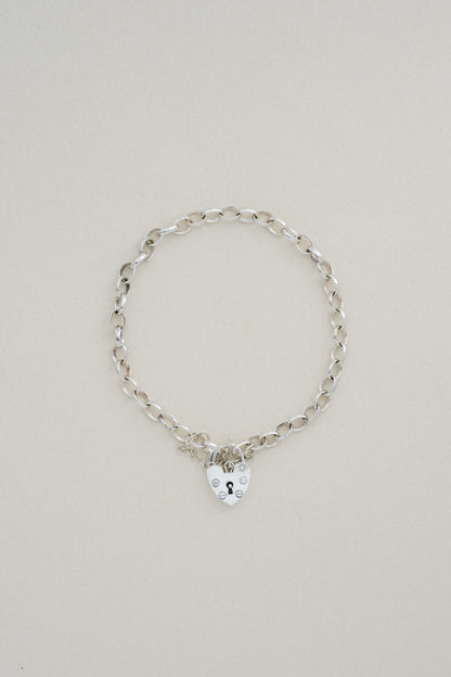 Heart Padlock Bracelet (England, Birmingham, 2000)