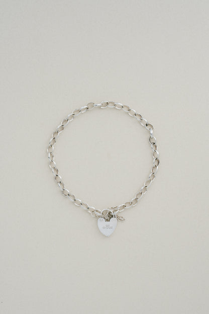 Heart Padlock Bracelet (England, Birmingham, 2000)