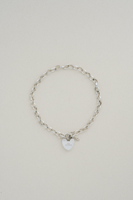 Heart Padlock Bracelet (England, Birmingham, 2000)
