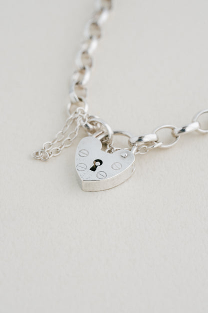 Heart Padlock Bracelet (England, Birmingham, 2000)
