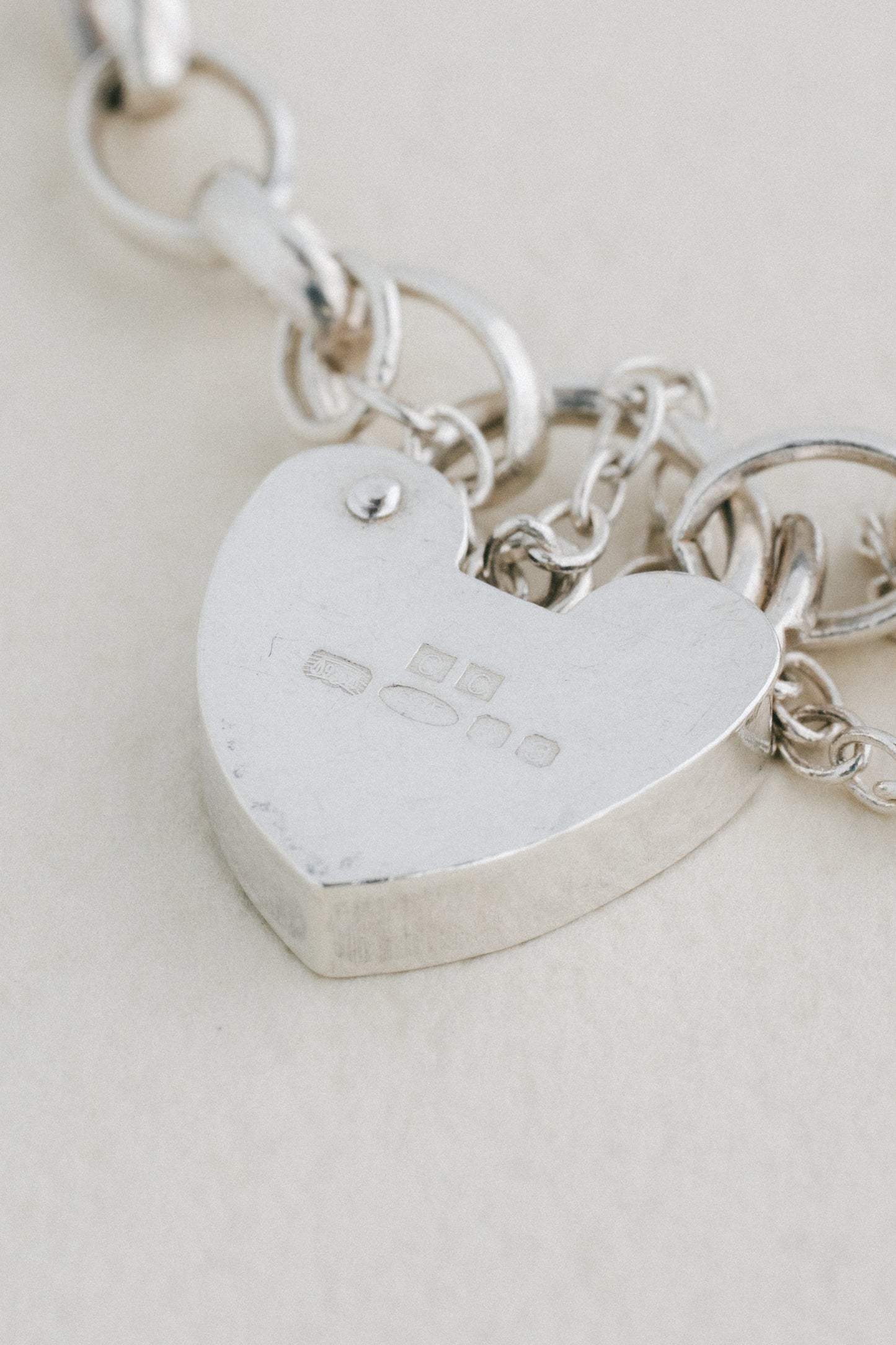 Heart Padlock Bracelet (England, Birmingham, 2000)