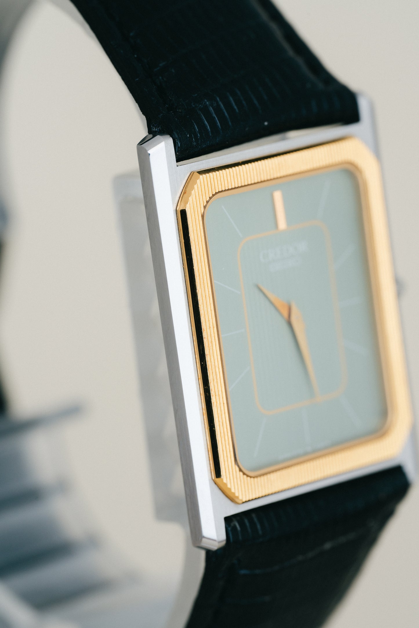SEIKO CREDOR｜14K Bezel Rectangular Watch