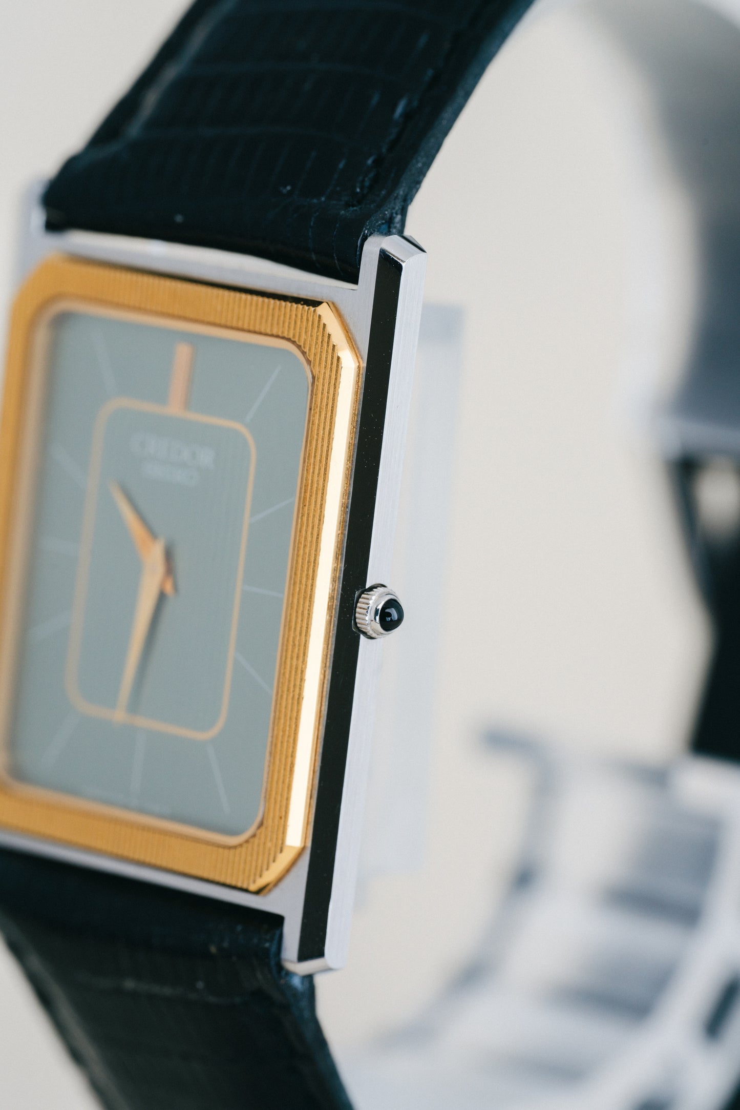 SEIKO CREDOR｜14K Bezel Rectangular Watch