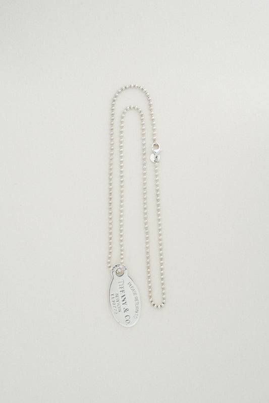 TIFFANY & CO.｜Return to Tiffany Oval Tag Necklace