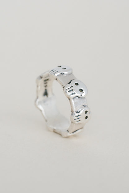 Skull Motif Band Ring