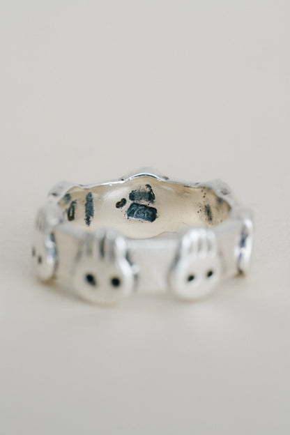 Skull Motif Band Ring