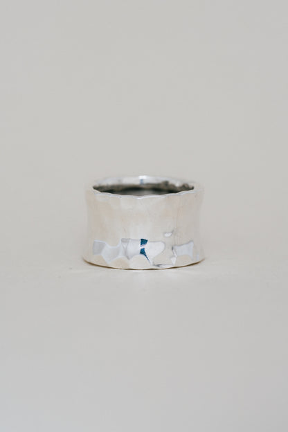 Hammered Wide Band Ring (Mexico)