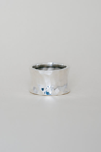 Hammered Wide Band Ring (Mexico)