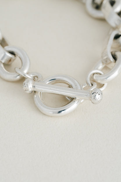 Sculptural Toggle Bracelet