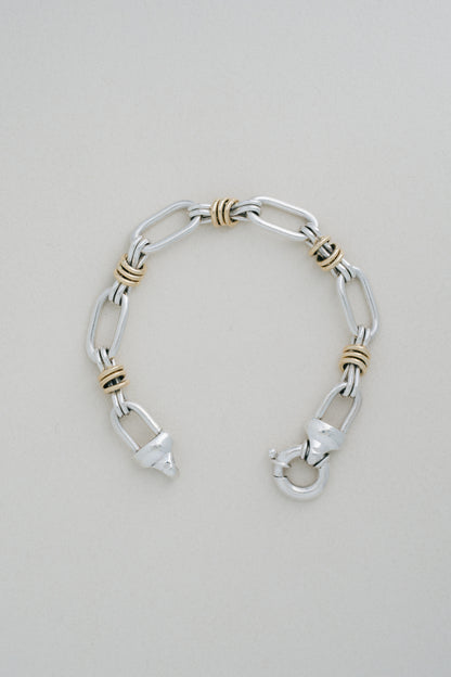Wrapped Wire Link Bracelet (Italy)