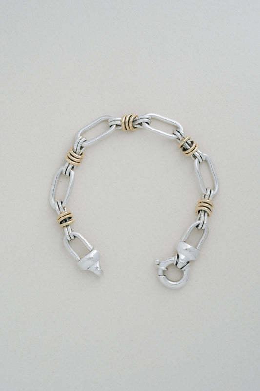 Wrapped Wire Link Bracelet (Italy)