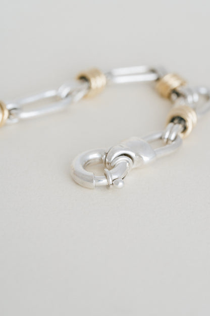 Wrapped Wire Link Bracelet (Italy)