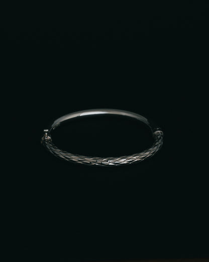 UNOAERRE｜Braided & Polished Bangle (Italy)