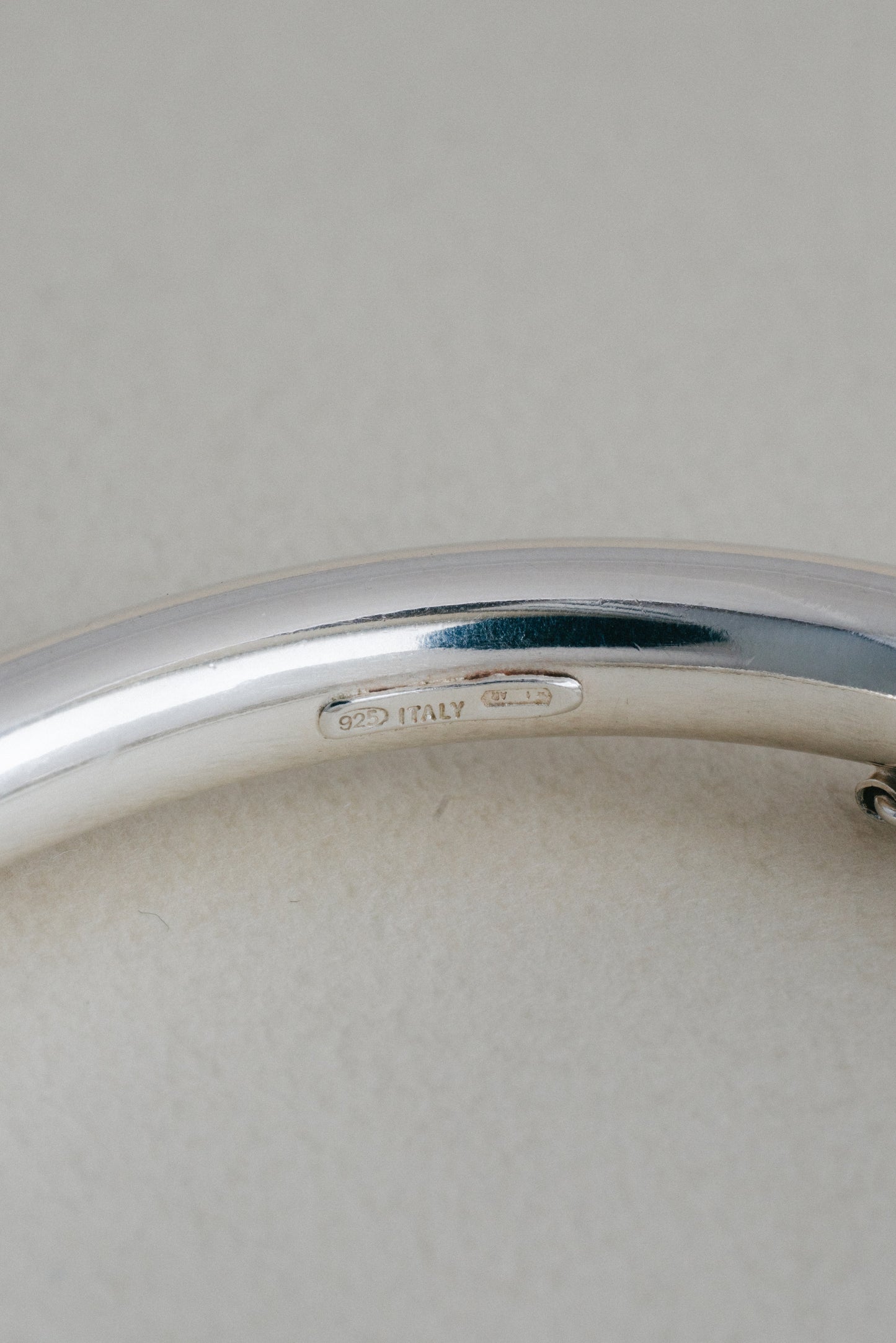 UNOAERRE｜Braided & Polished Bangle (Italy)