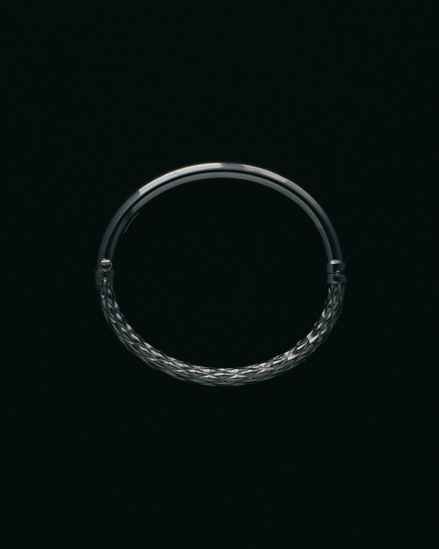 UNOAERRE｜Braided & Polished Bangle (Italy)