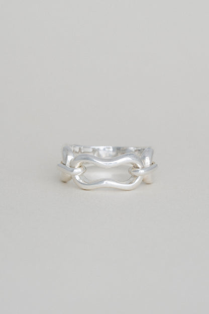 Sculptural Link Ring