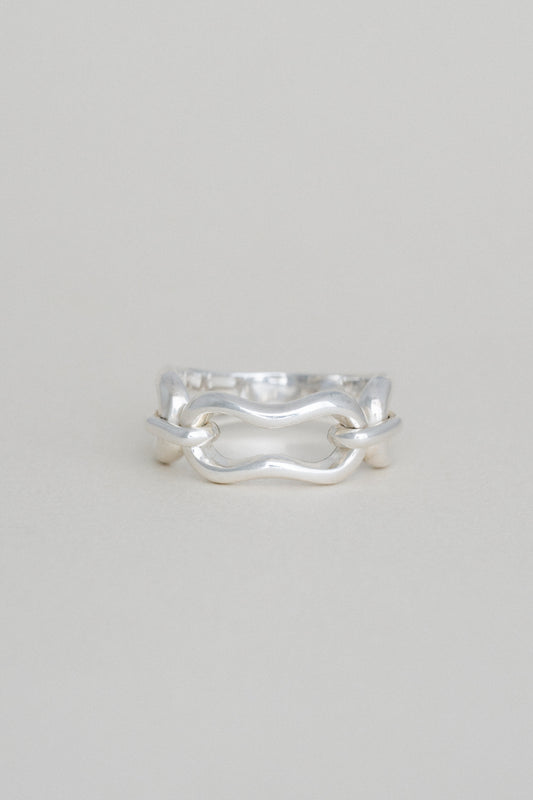 Sculptural Link Ring