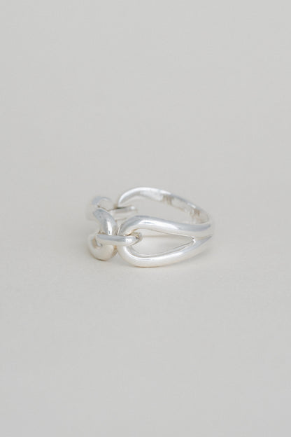 Sculptural Link Ring