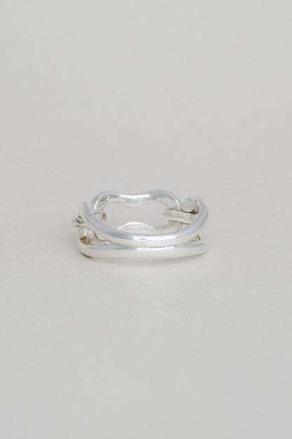 Sculptural Link Ring