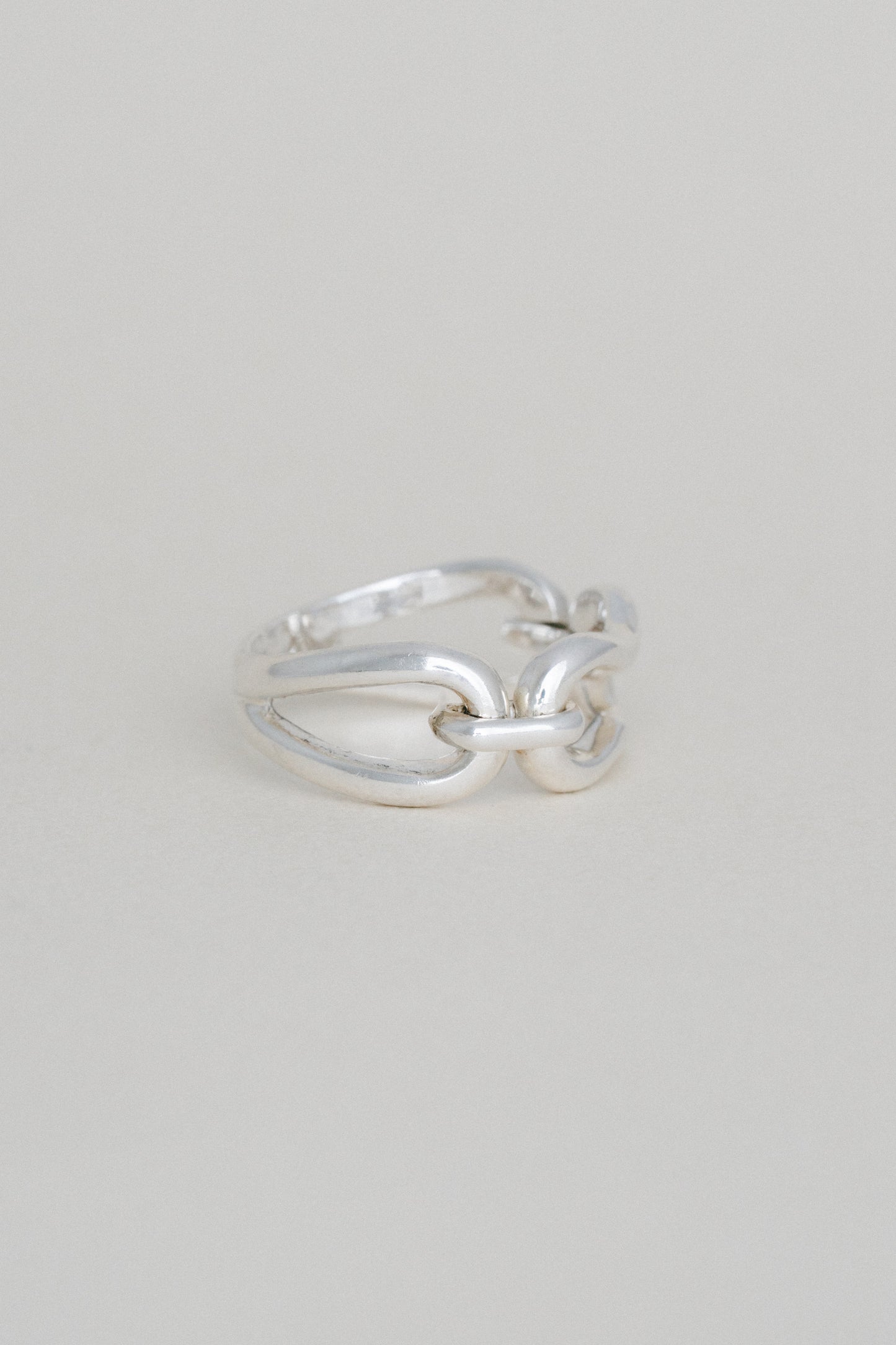 Sculptural Link Ring
