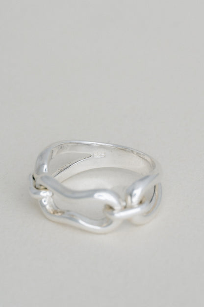 Sculptural Link Ring