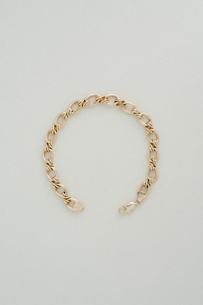 UNOAERRE｜Oval & Twist Link Bracelet (Italy)