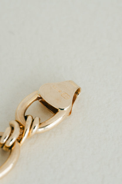 UNOAERRE｜Oval & Twist Link Bracelet (Italy)