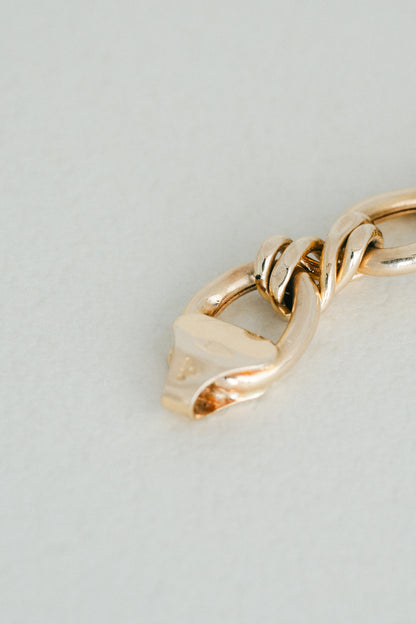 UNOAERRE｜Oval & Twist Link Bracelet (Italy)