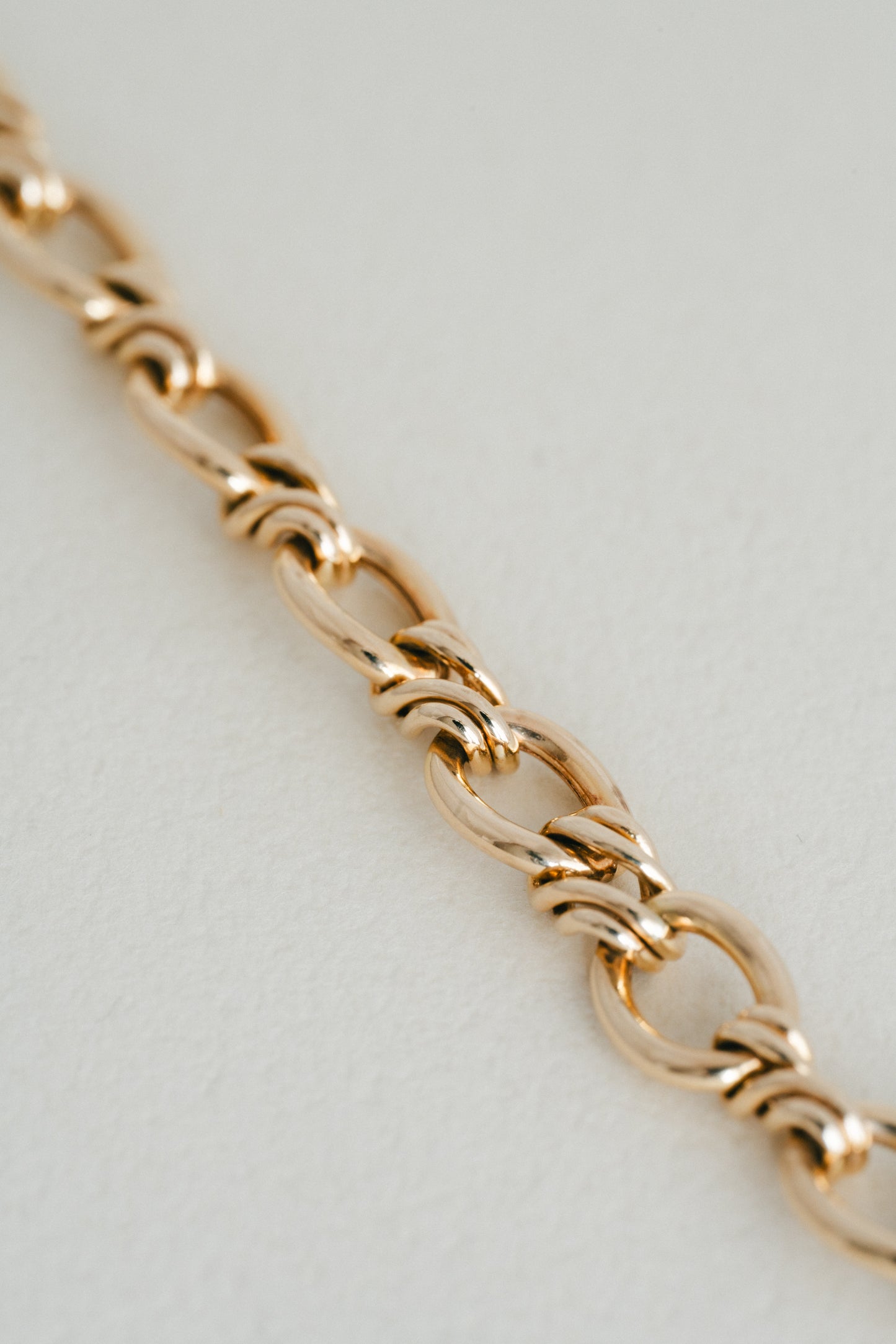 UNOAERRE｜Oval & Twist Link Bracelet (Italy)