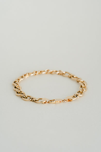 UNOAERRE｜Oval & Twist Link Bracelet (Italy)