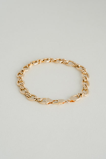 UNOAERRE｜Oval & Twist Link Bracelet (Italy)