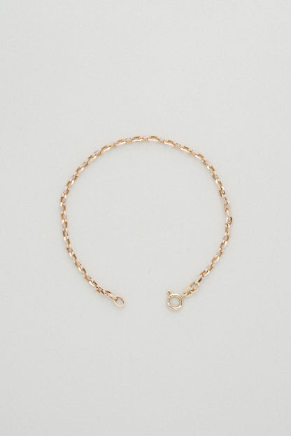 UNOAERRE｜Faceted Link Bracelet (Italy)