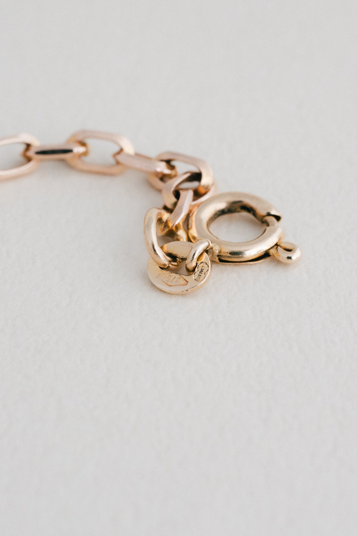 UNOAERRE｜Faceted Link Bracelet (Italy)