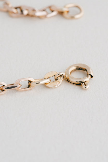 UNOAERRE｜Faceted Link Bracelet (Italy)