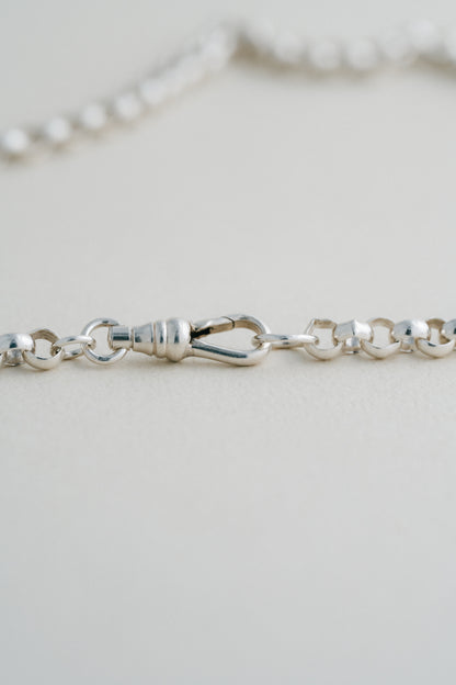 T-Bar Silver Chain Necklace (UK)